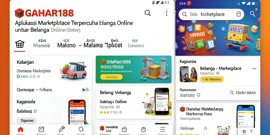 Antarmuka GAHAR188 yang intuitif untuk belanja online.