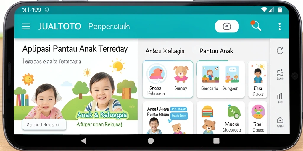 Tampilan antarmuka JUALTOTO yang menarik dan mudah digunakan.