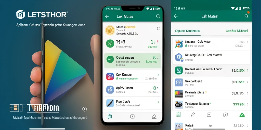 Tampilan antarmuka utama LETSTHOR menampilkan mutasi keuangan secara jelas.