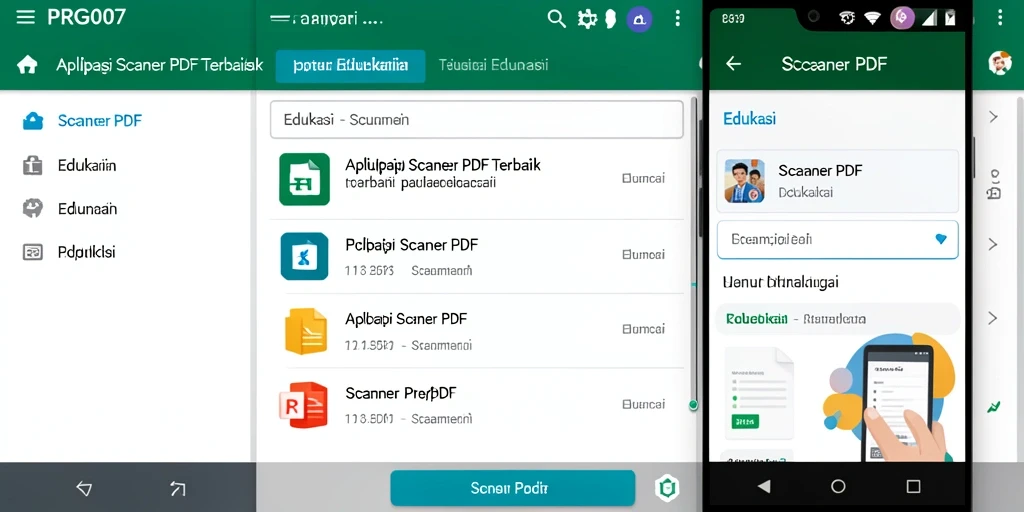 Tampilan antarmuka utama PRG007 yang sederhana dan intuitif.