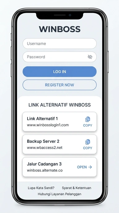 Halaman Link Alternatif Winboss untuk Pengguna Android