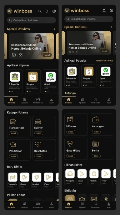 Winboss – Indeks Aplikasi Populer & Kanal Uji Terlengkap