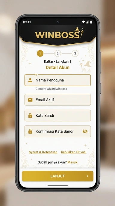 Panduan Registrasi Akun Winboss untuk Pengguna Android